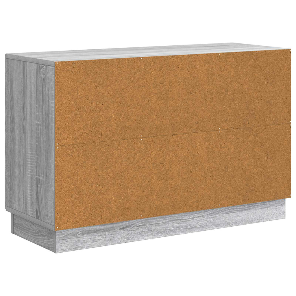 vidaXL Bufet Szary Sonoma 89 x 34,5 x 57 cm Drewno inżynieryjne