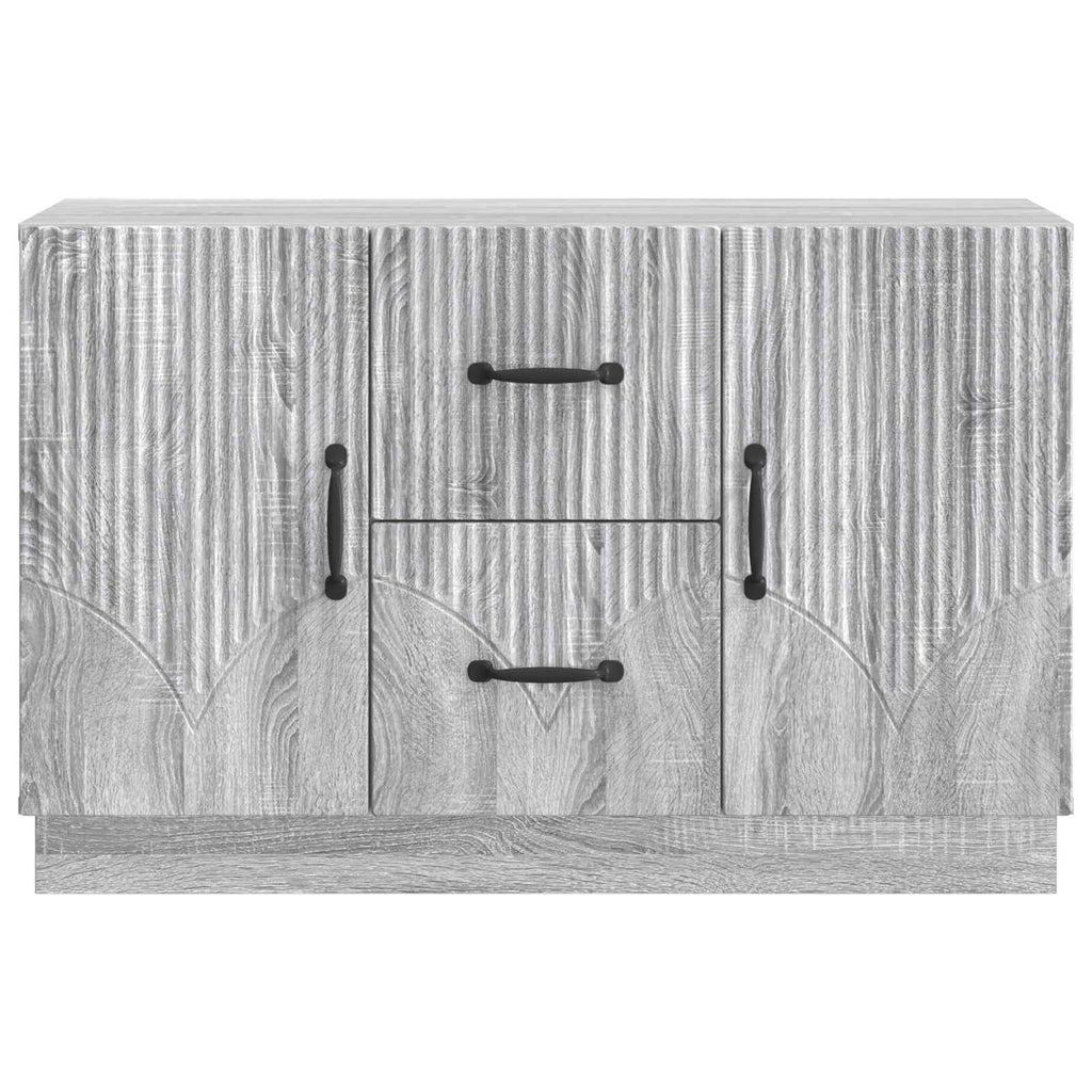 vidaXL Bufet Szary Sonoma 89 x 34,5 x 57 cm Drewno inżynieryjne