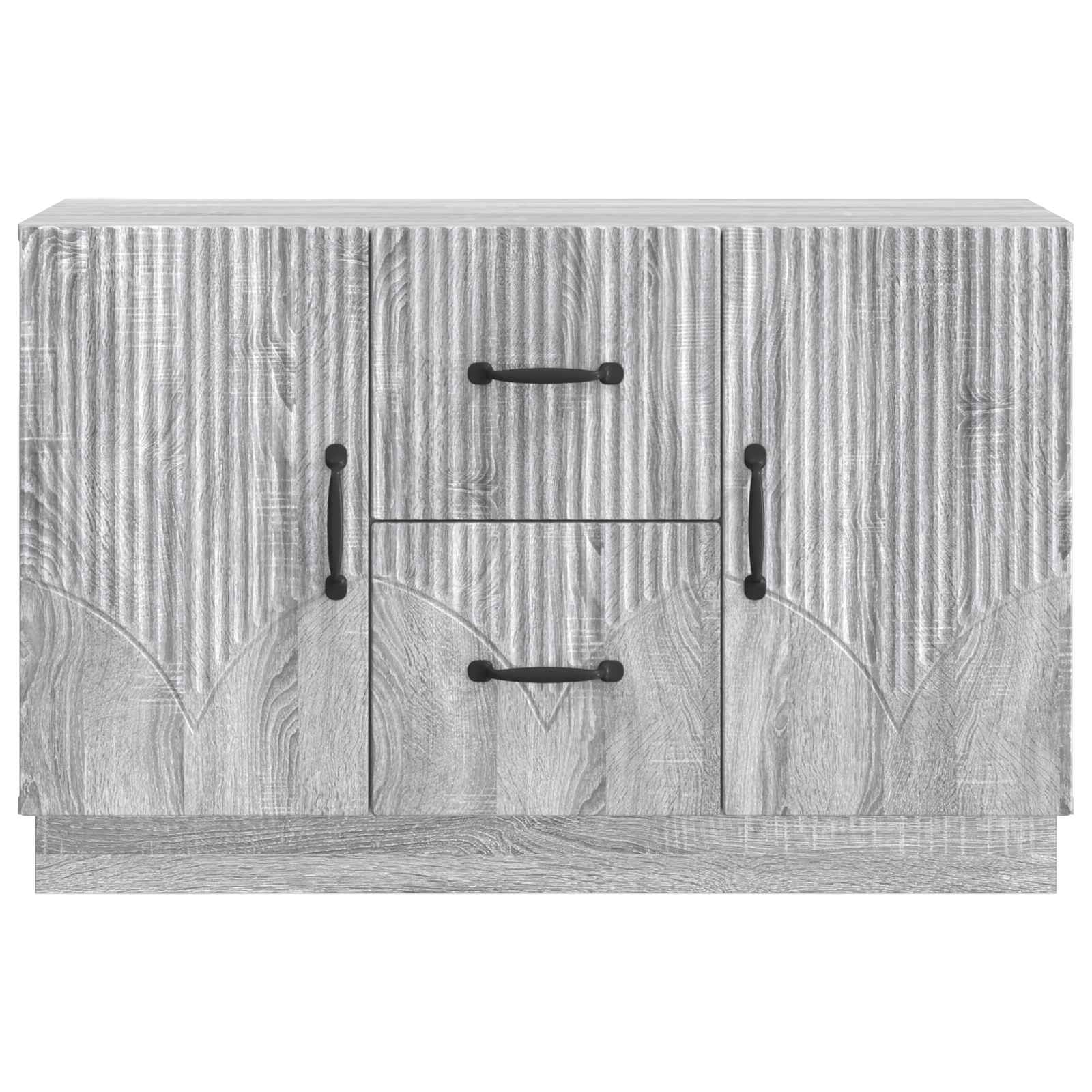 vidaXL Bufet Szary Sonoma 89 x 34,5 x 57 cm Drewno inżynieryjne