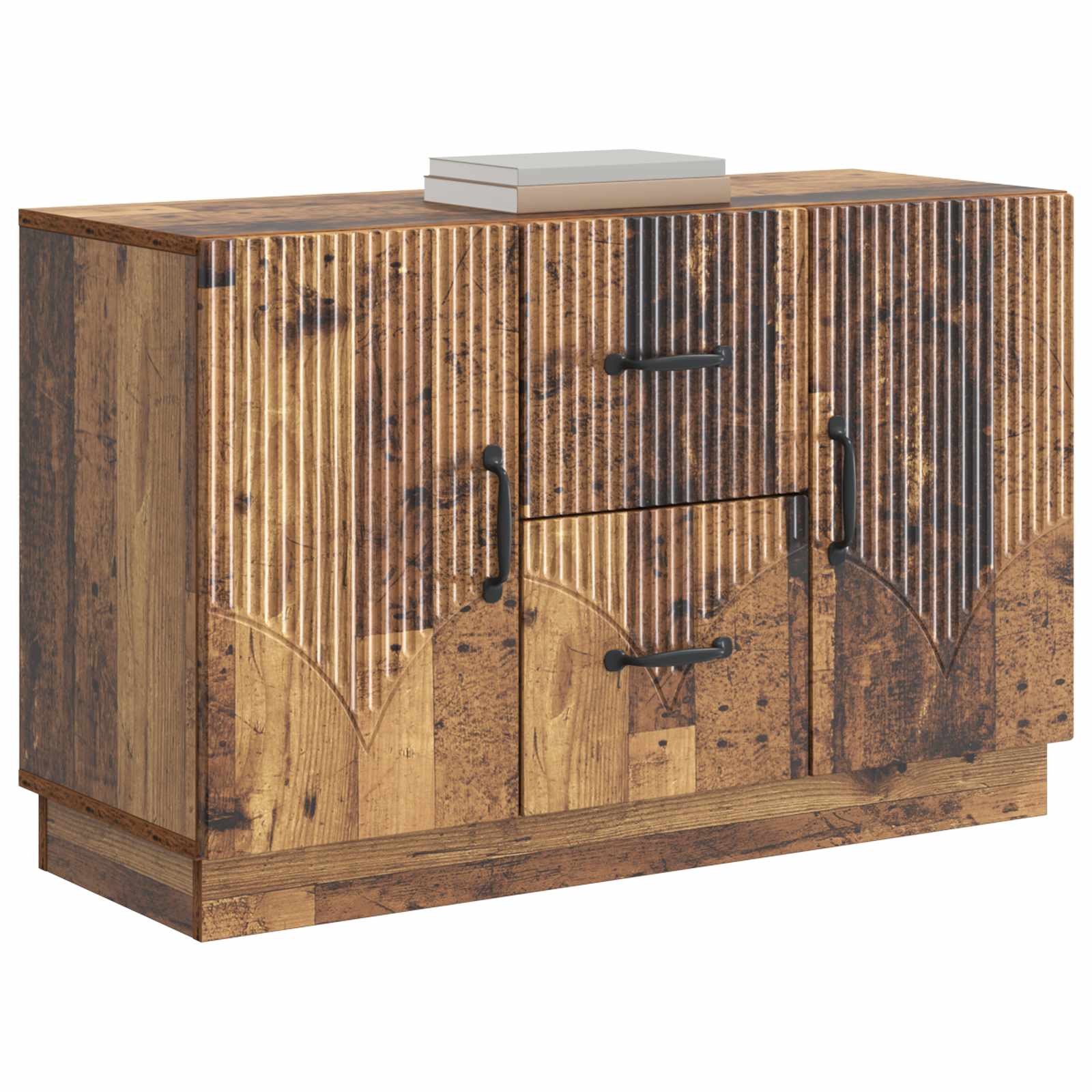 vidaXL Bufet Stare drewno 89 x 34,5 x 57 cm Drewno inżynieryjne