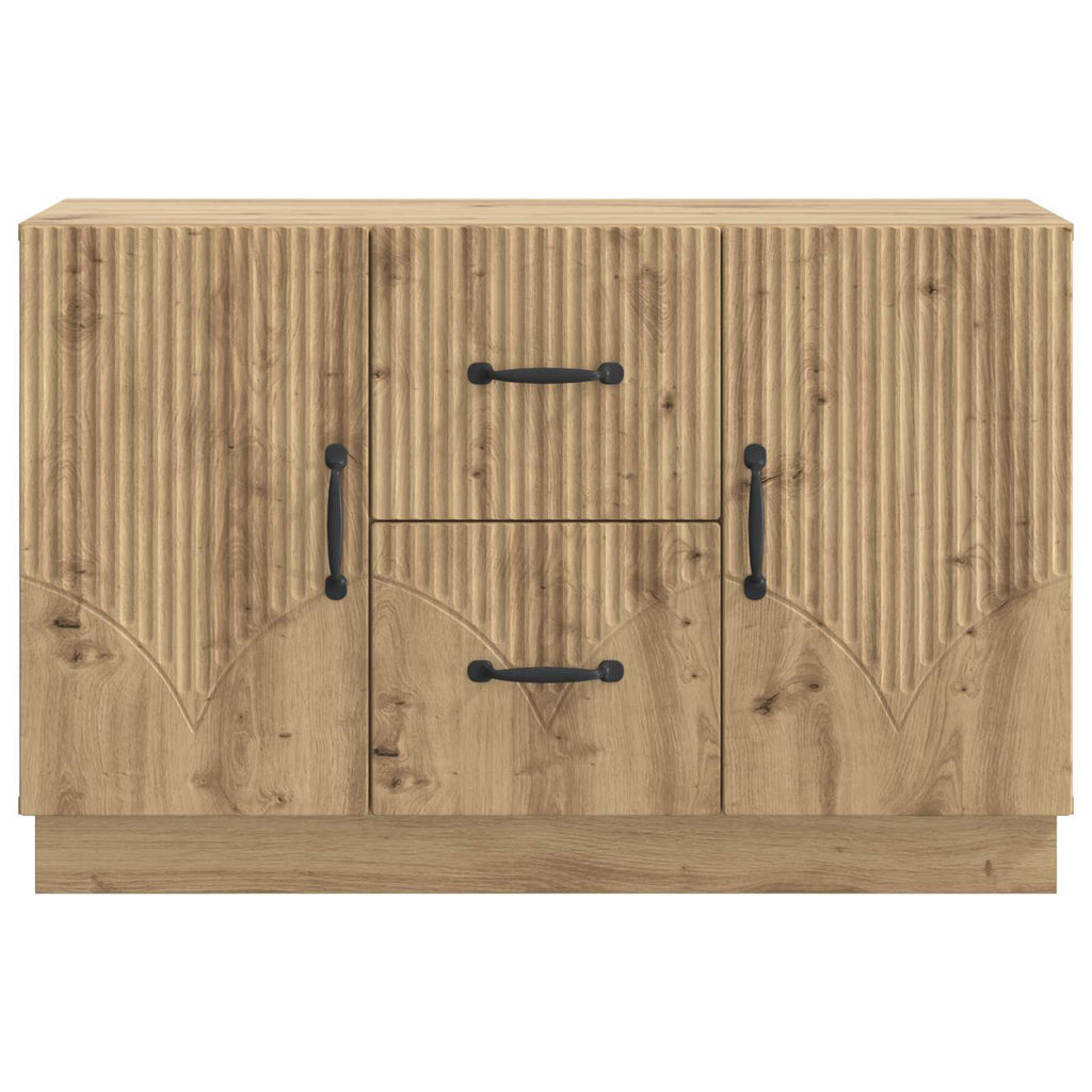 vidaXL Bufet Dąb artisan 89 x 34,5 x 57 cm Drewno inżynieryjne