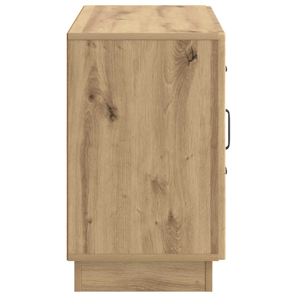 vidaXL Bufet Dąb artisan 89 x 34,5 x 57 cm Drewno inżynieryjne