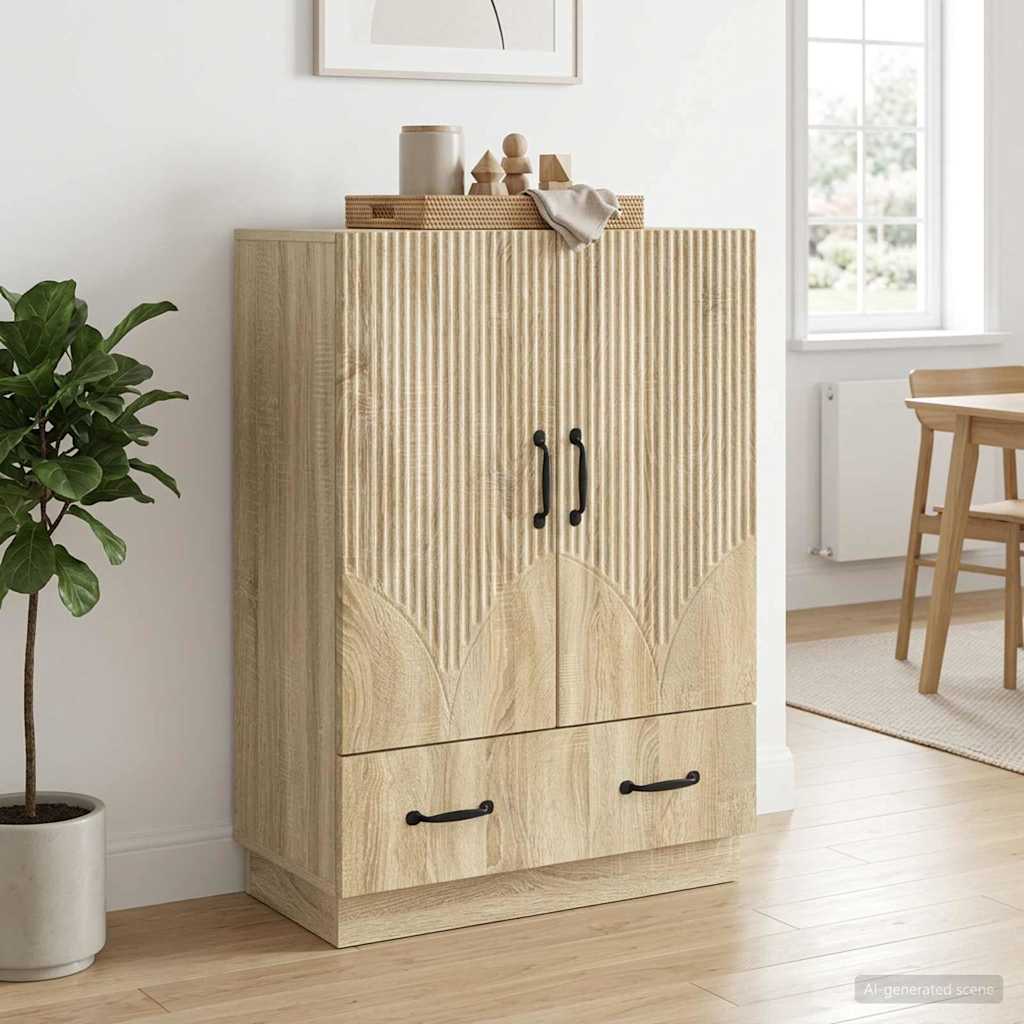 vidaXL Bufet dąb Sonoma 66 x 34,5 x 92 cm Drewno inżynieryjne
