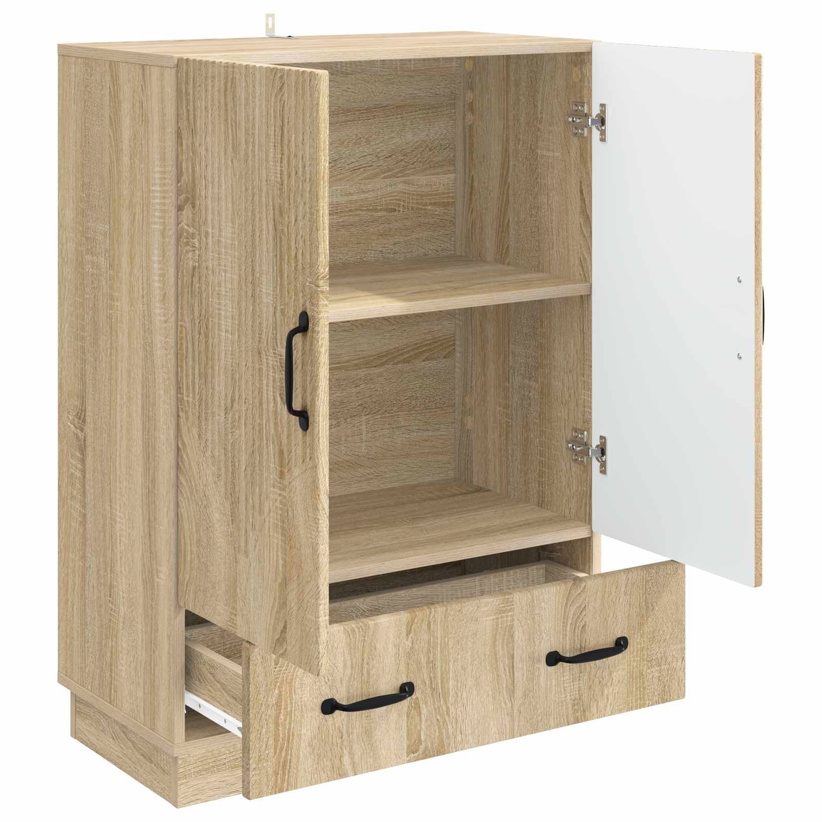 vidaXL Bufet dąb Sonoma 66 x 34,5 x 92 cm Drewno inżynieryjne