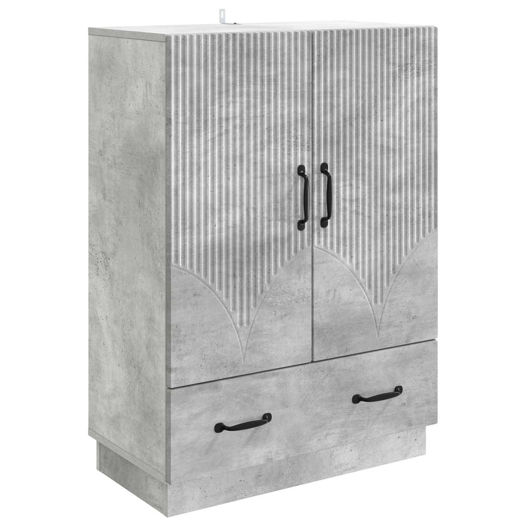 vidaXL Bufet Betonowy szary 66 x 34,5 x 92 cm Drewno inżynieryjne