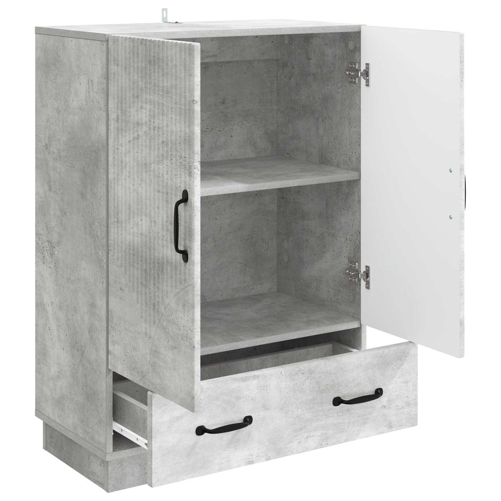 vidaXL Bufet Betonowy szary 66 x 34,5 x 92 cm Drewno inżynieryjne