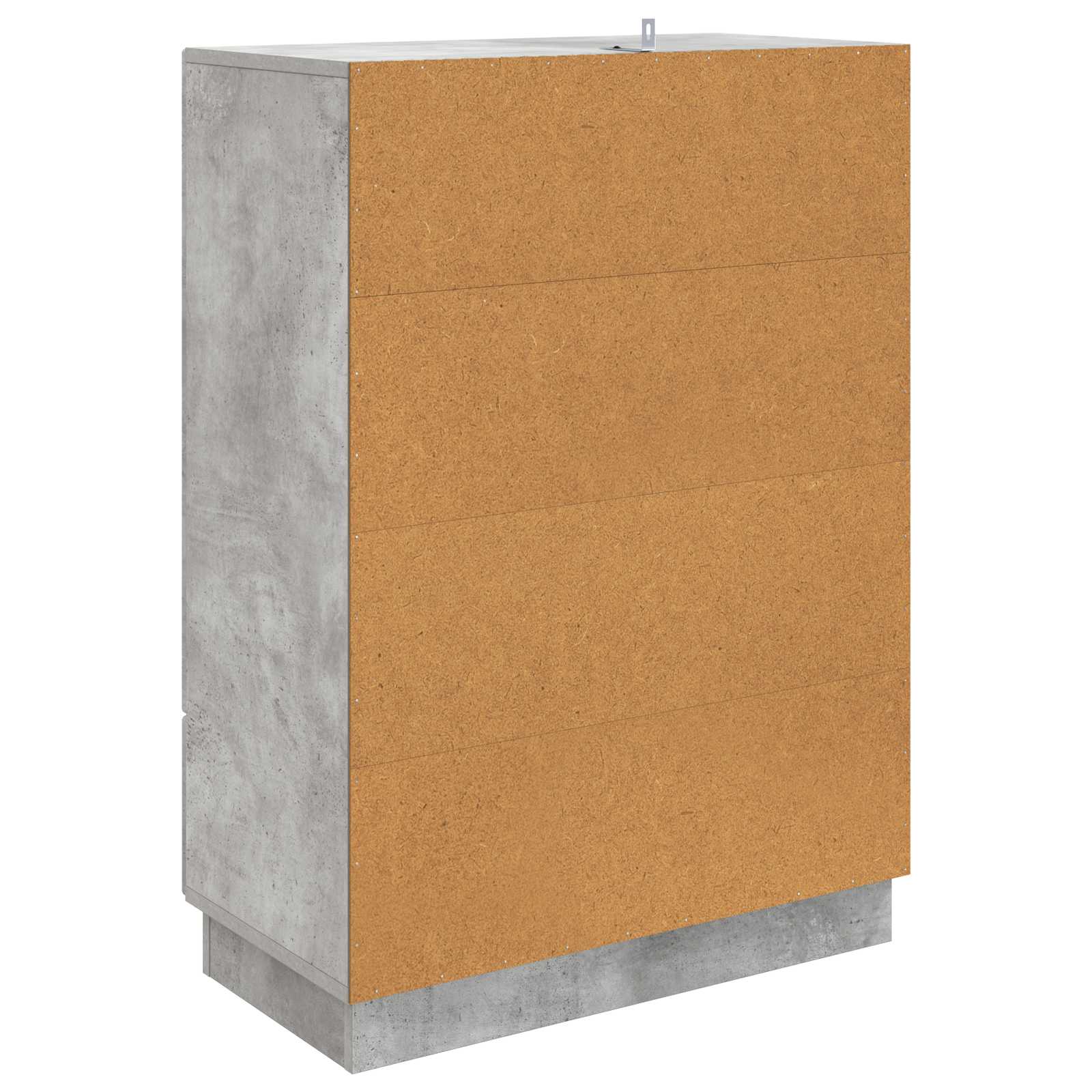 vidaXL Bufet Betonowy szary 66 x 34,5 x 92 cm Drewno inżynieryjne
