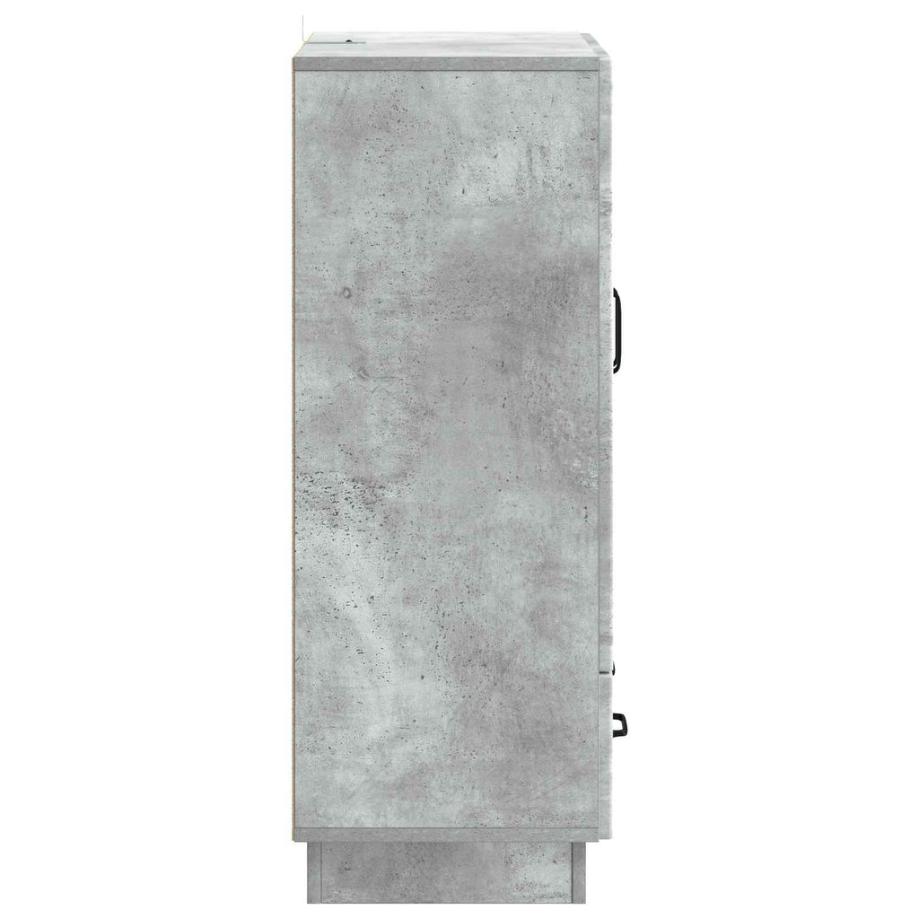 vidaXL Bufet Betonowy szary 66 x 34,5 x 92 cm Drewno inżynieryjne