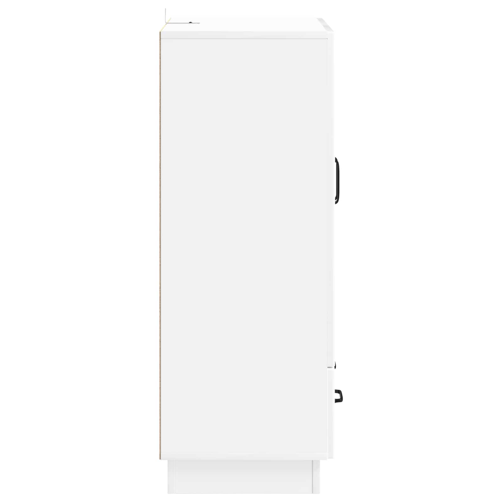 vidaXL Bufet Biały wysoki połysk 66 x 34,5 x 92 cm Drewno inżynieryjne