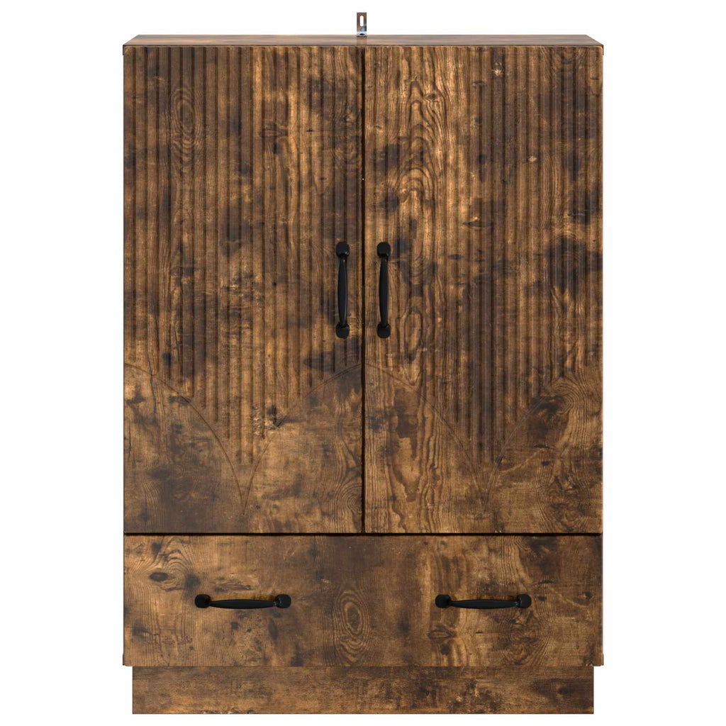 vidaXL Bufet Dąb wędzony 66 x 34,5 x 92 cm Drewno inżynieryjne