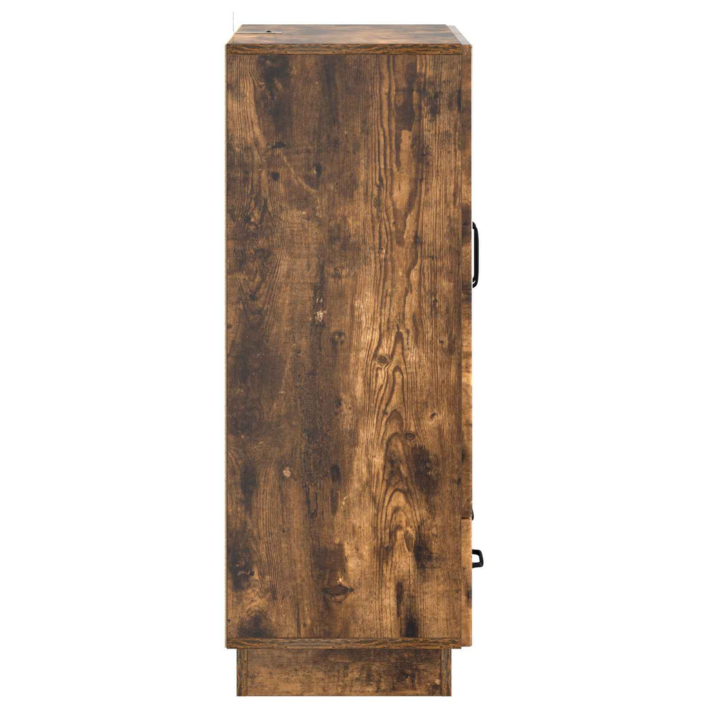 vidaXL Bufet Dąb wędzony 66 x 34,5 x 92 cm Drewno inżynieryjne