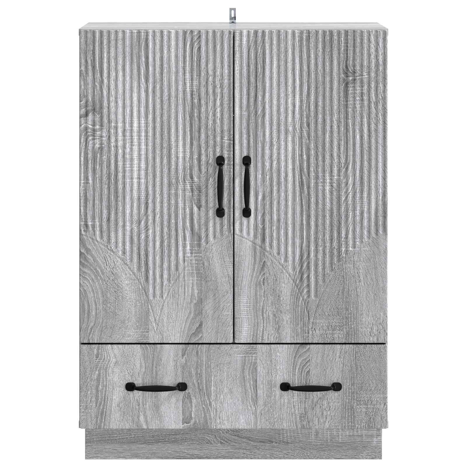vidaXL Bufet Szary Sonoma 66 x 34,5 x 92 cm Drewno inżynieryjne