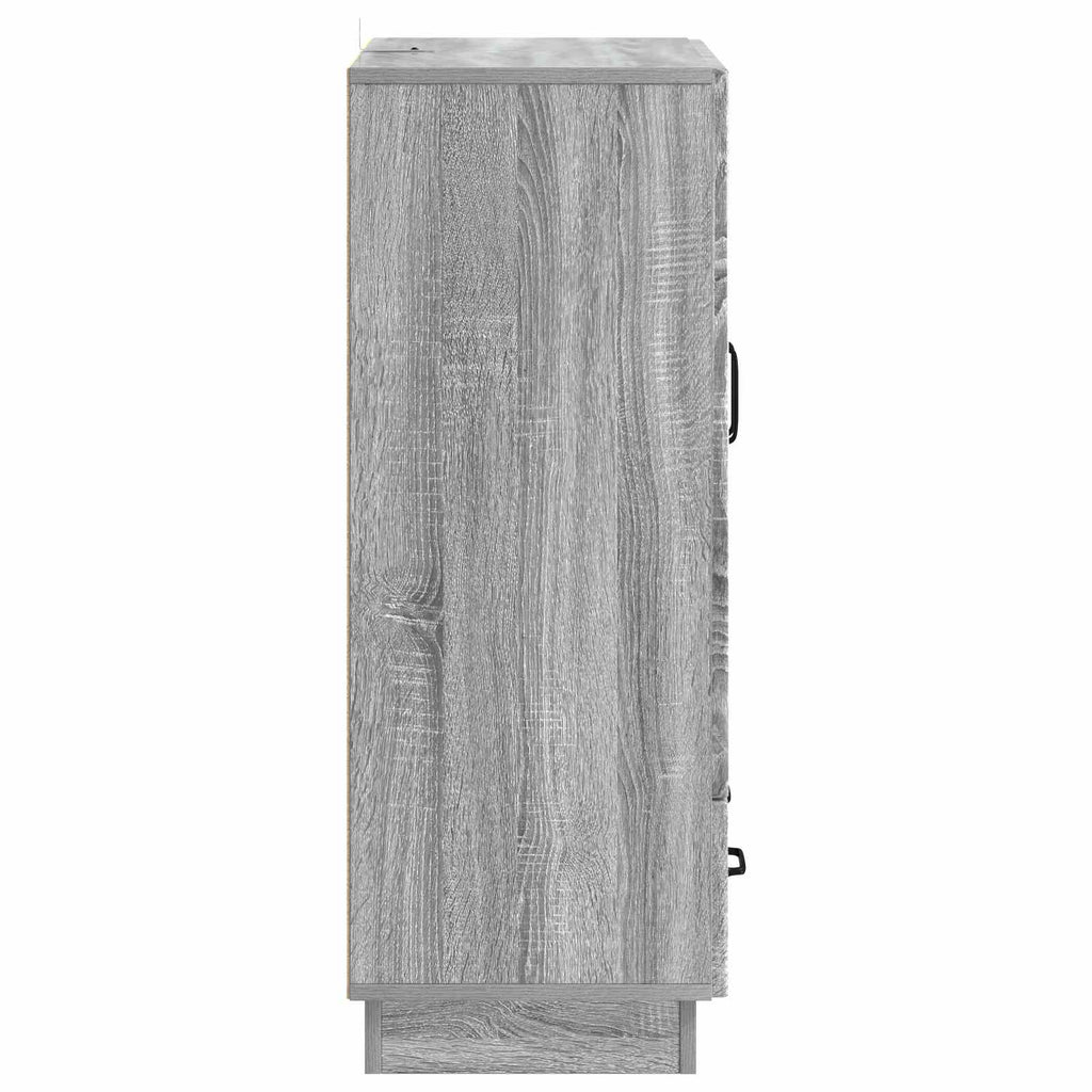 vidaXL Bufet Szary Sonoma 66 x 34,5 x 92 cm Drewno inżynieryjne