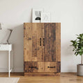 vidaXL Bufet Stare drewno 66 x 34,5 x 92 cm Drewno inżynieryjne