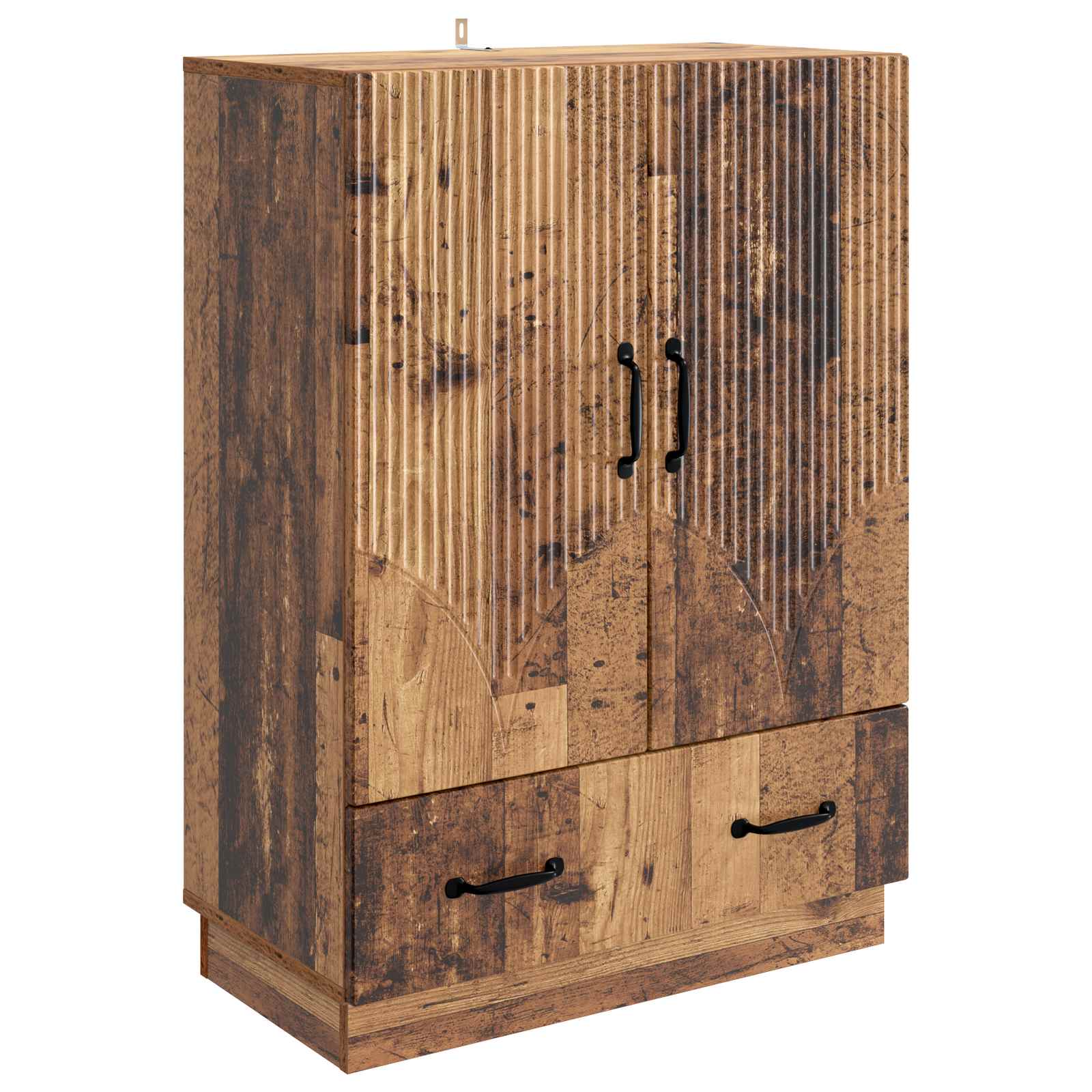 vidaXL Bufet Stare drewno 66 x 34,5 x 92 cm Drewno inżynieryjne
