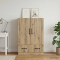 vidaXL Bufet Dąb artisan 66 x 34,5 x 92 cm Drewno inżynieryjne