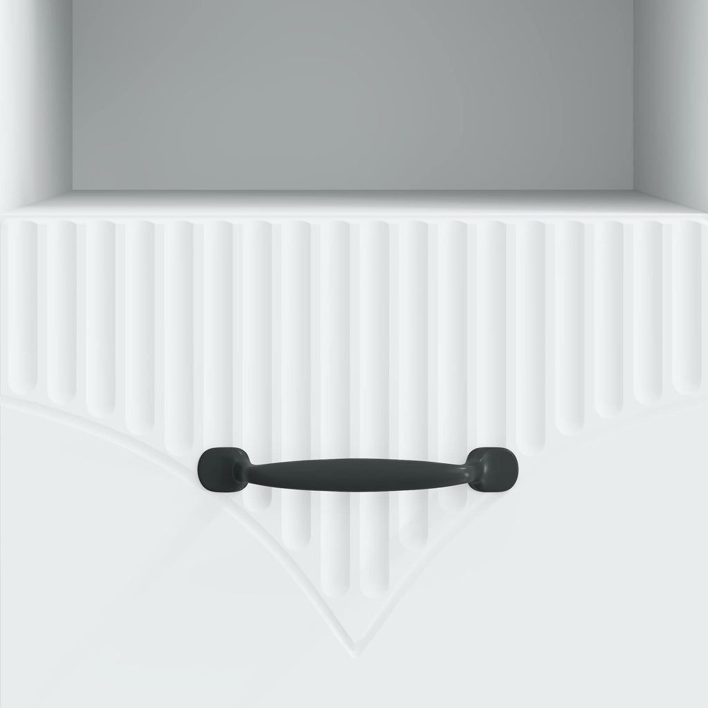 vidaXL Szafka pod telewizor z szufladą Biały 102 x 34,5 x 47 cm