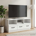 vidaXL Szafka pod telewizor z szufladą Biały 102 x 34,5 x 47 cm