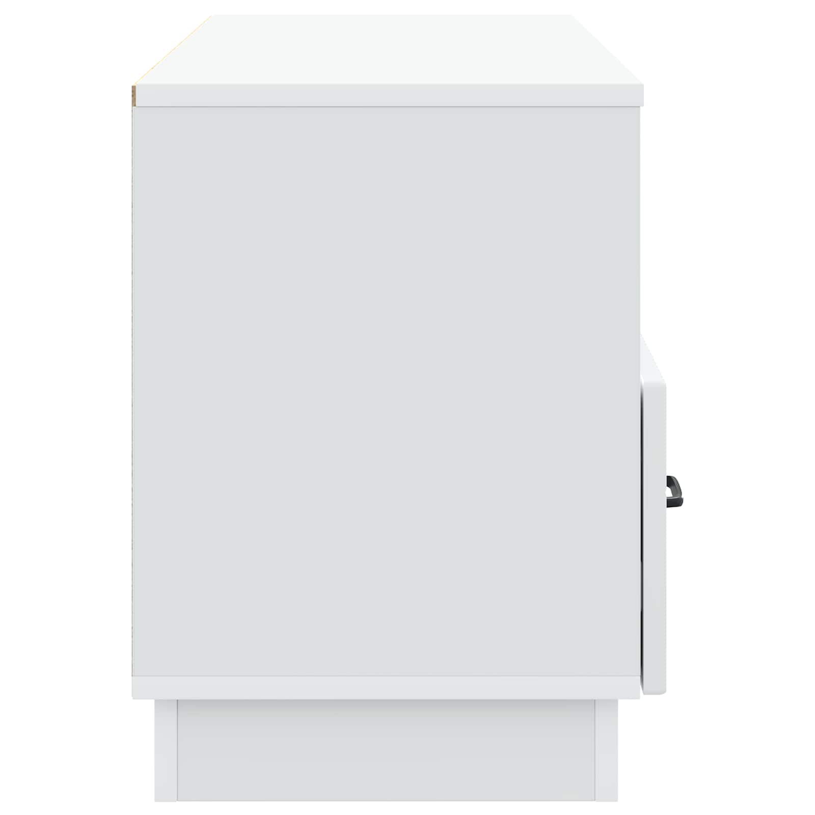 vidaXL Szafka pod telewizor z szufladą Biały 102 x 34,5 x 47 cm