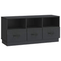 vidaXL Szafka pod telewizor z szufladą Czarny 102 x 34,5 x 47 cm