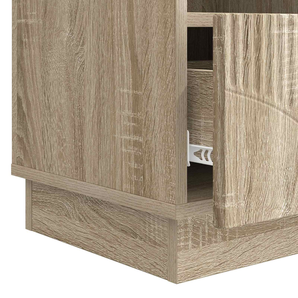 vidaXL Szafka pod telewizor z szufladą dąb Sonoma 102 x 34,5 x 47 cm