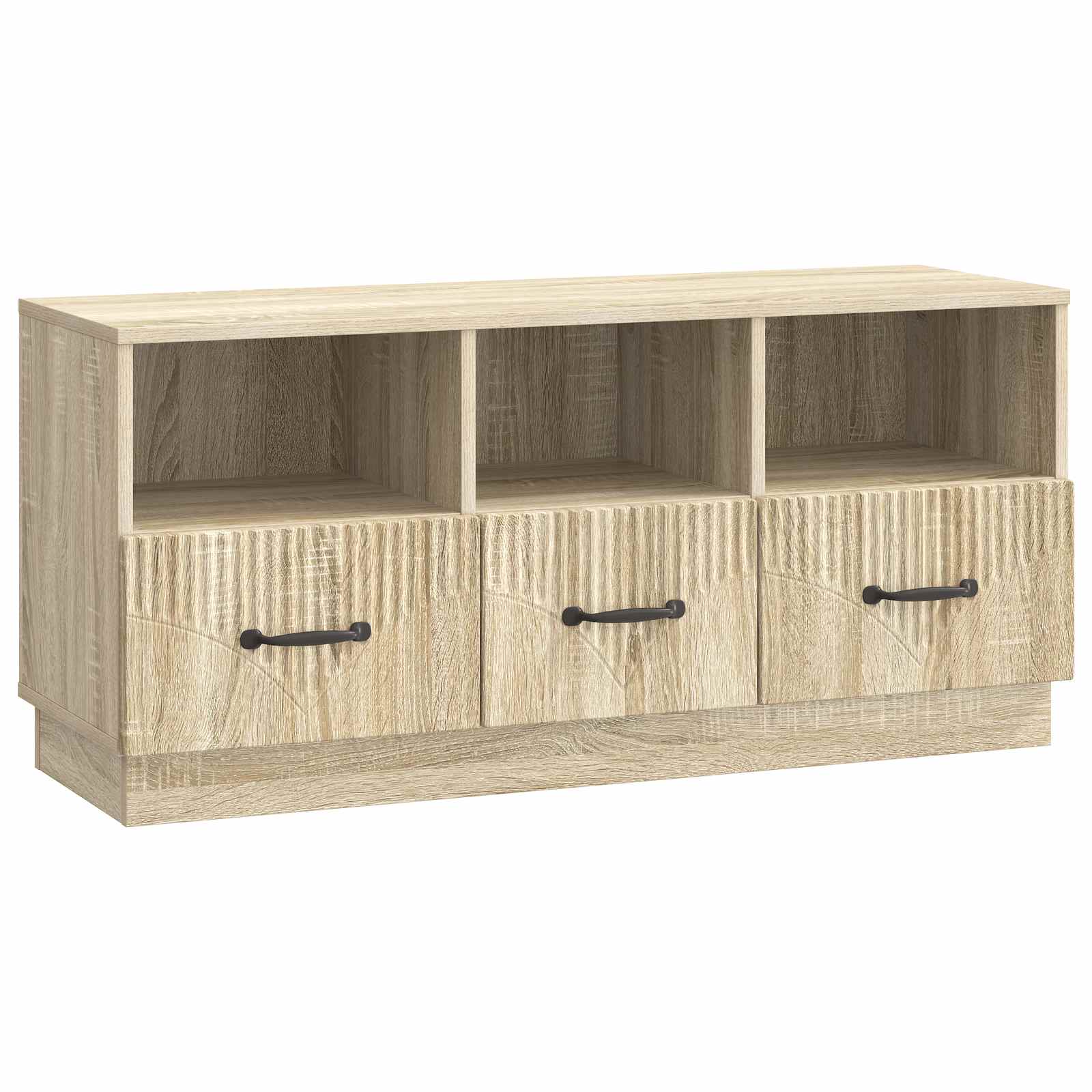 vidaXL Szafka pod telewizor z szufladą dąb Sonoma 102 x 34,5 x 47 cm