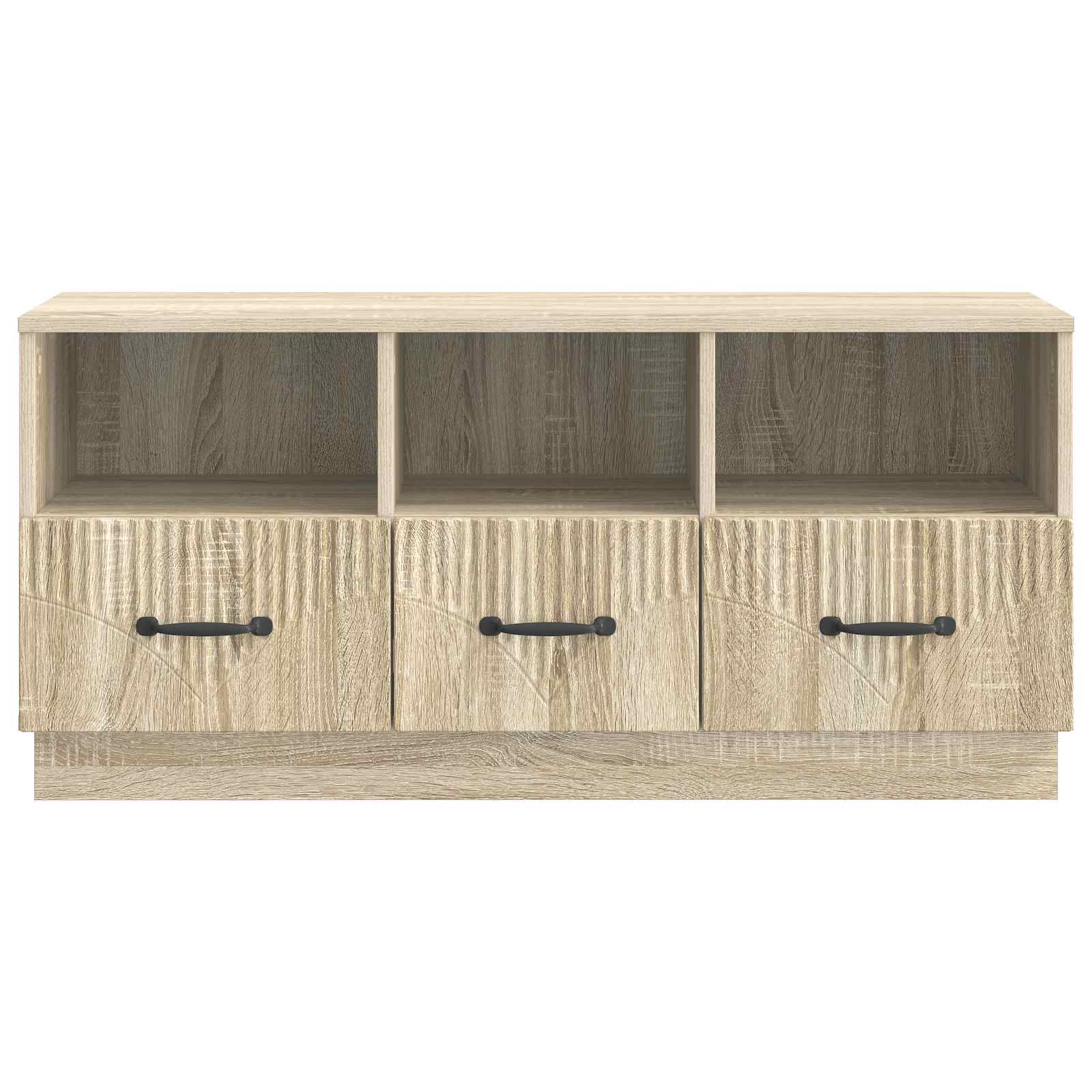 vidaXL Szafka pod telewizor z szufladą dąb Sonoma 102 x 34,5 x 47 cm