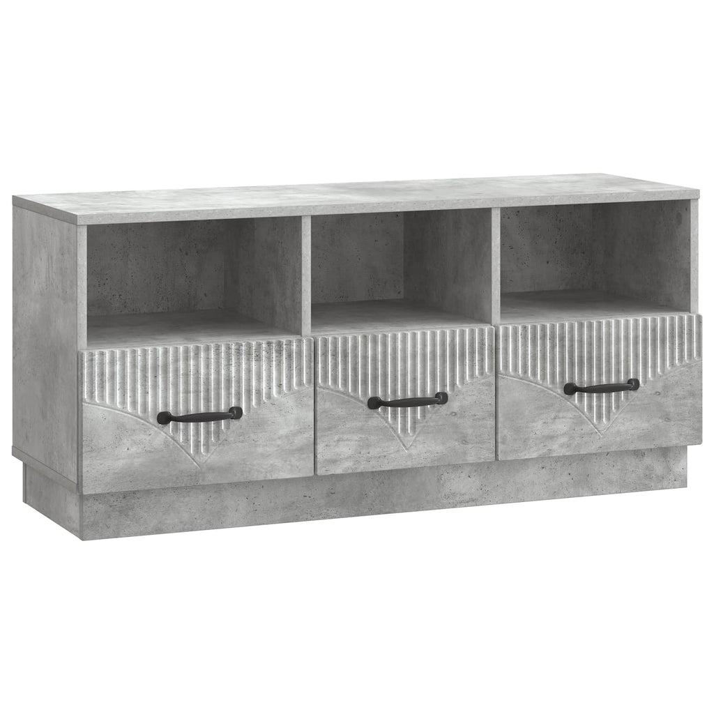 vidaXL Szafka pod telewizor Betonowy szary 102 x 34,5 x 47 cm