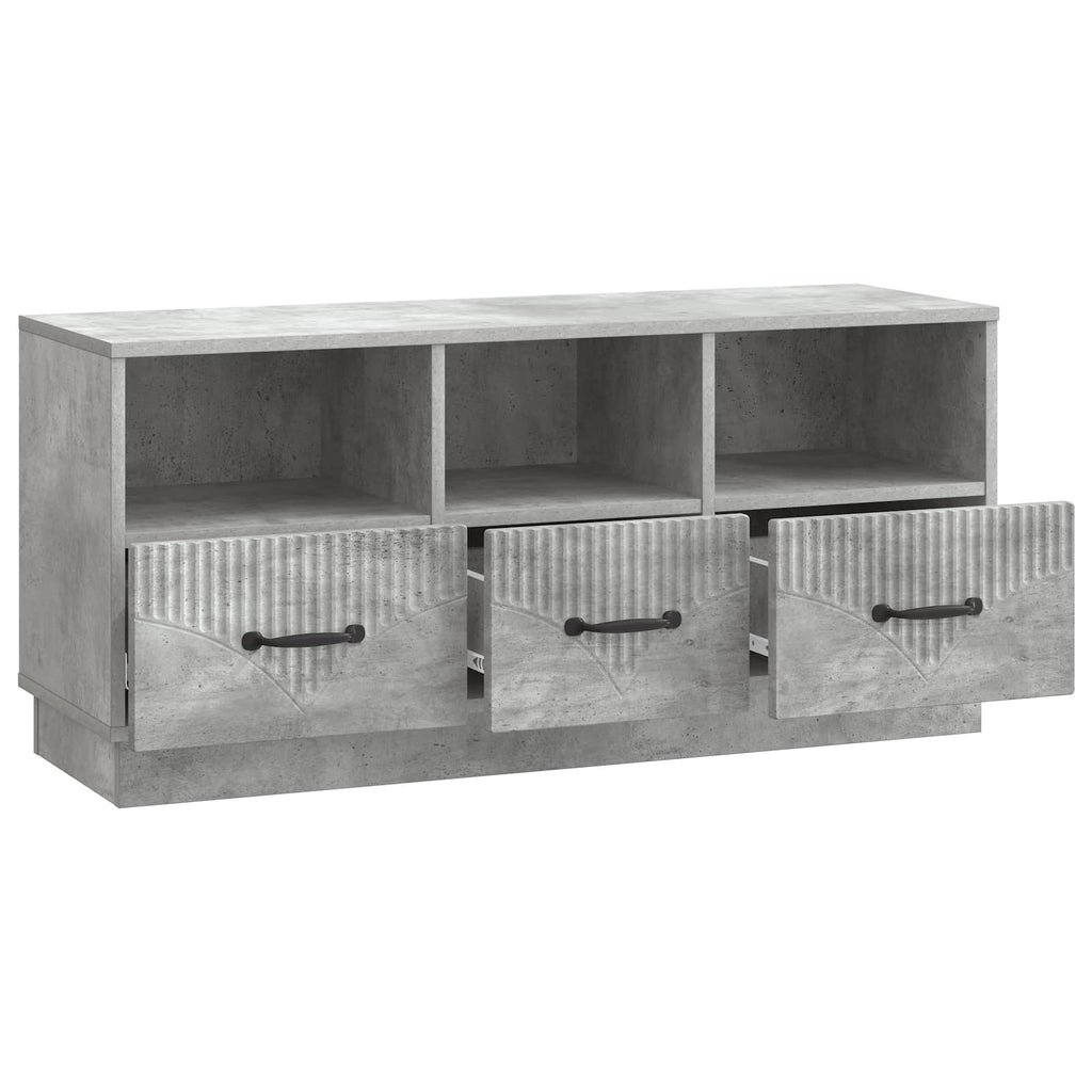 vidaXL Szafka pod telewizor Betonowy szary 102 x 34,5 x 47 cm
