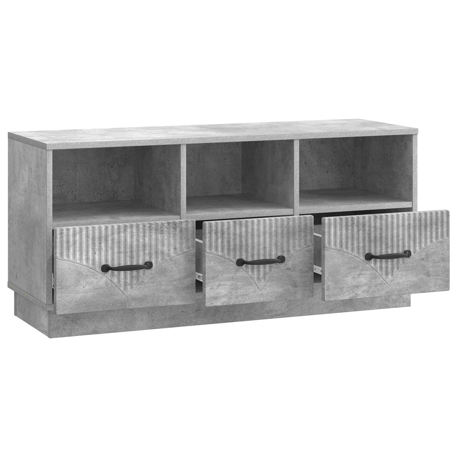 vidaXL Szafka pod telewizor Betonowy szary 102 x 34,5 x 47 cm