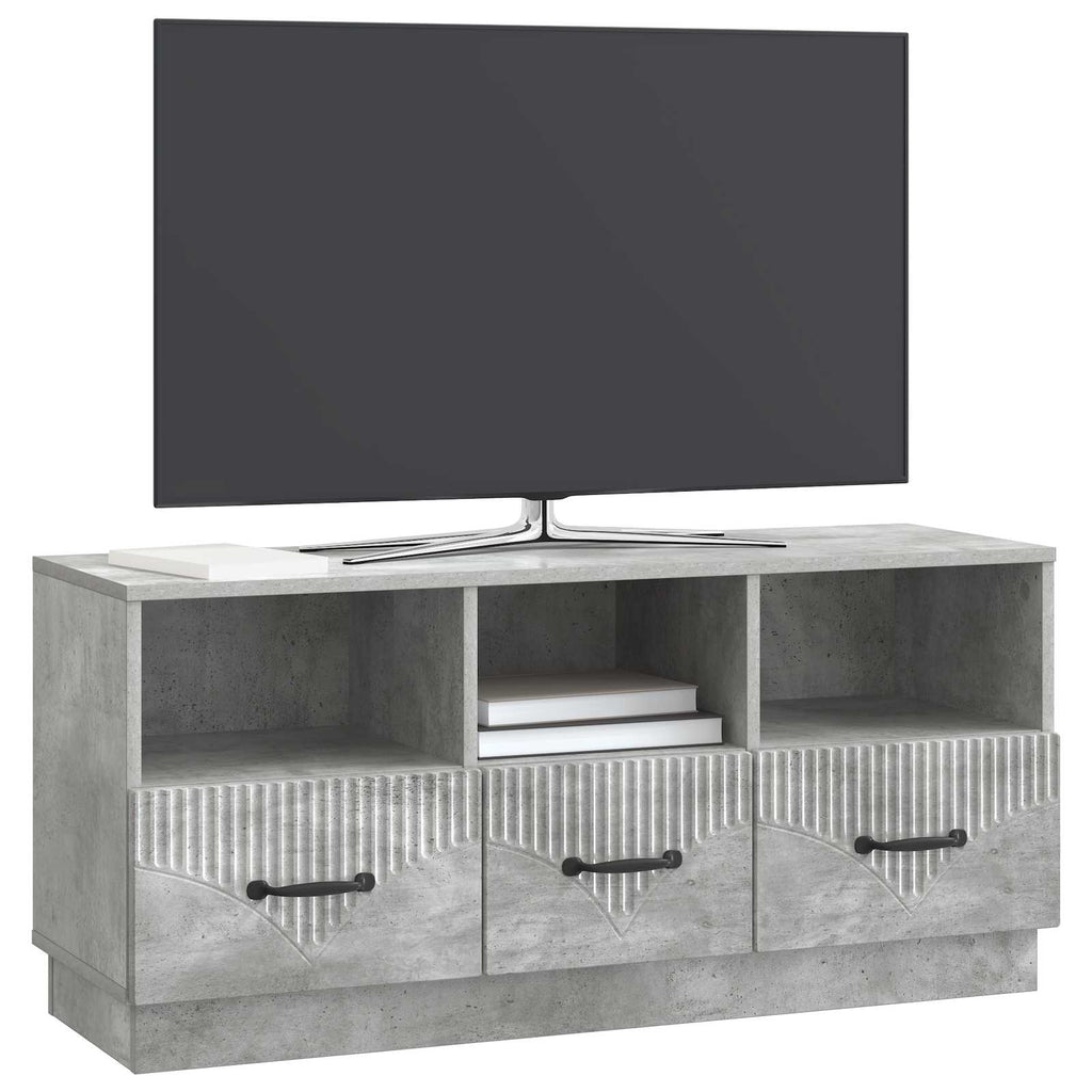vidaXL Szafka pod telewizor Betonowy szary 102 x 34,5 x 47 cm
