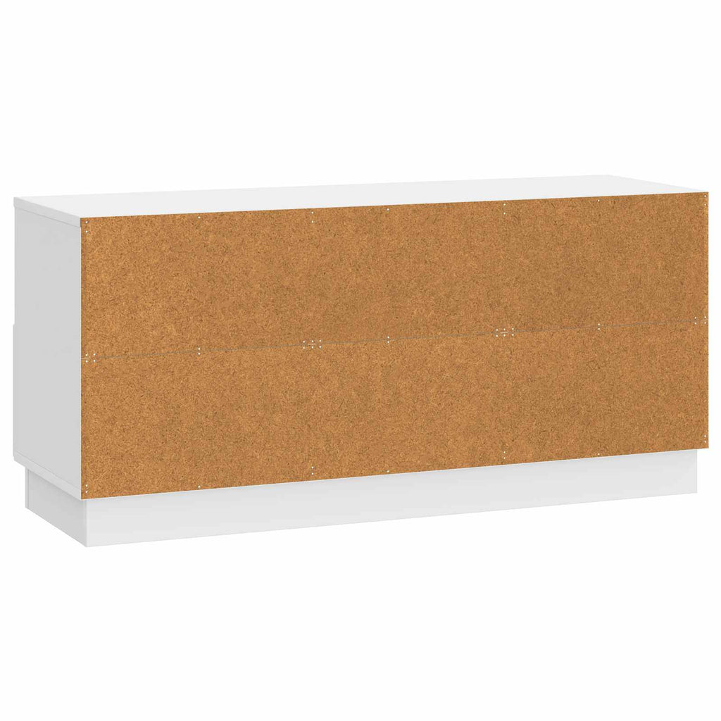 vidaXL Szafka pod telewizor Biały wysoki połysk 102 x 34,5 x 47 cm
