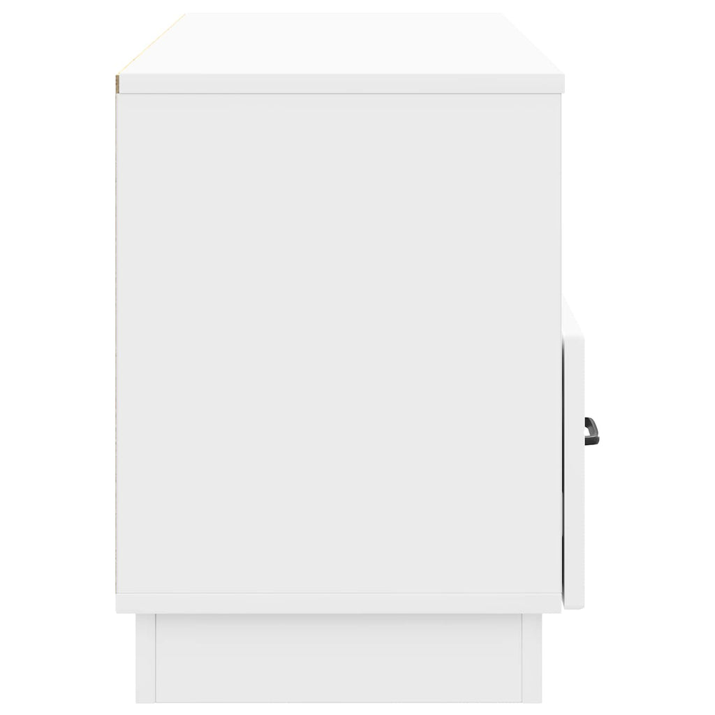 vidaXL Szafka pod telewizor Biały wysoki połysk 102 x 34,5 x 47 cm