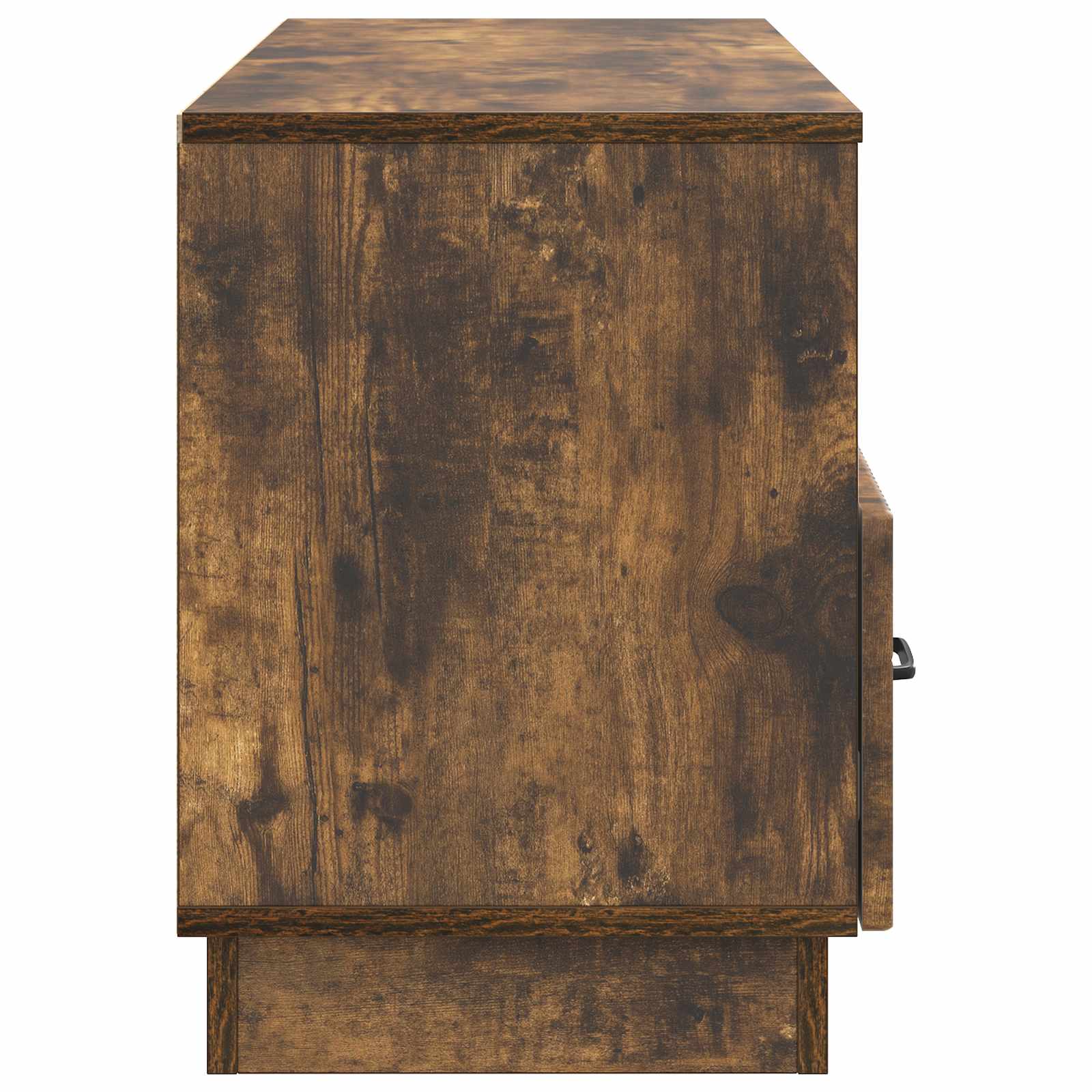 vidaXL Szafka pod telewizor z szufladą Dąb wędzony 102 x 34,5 x 47 cm