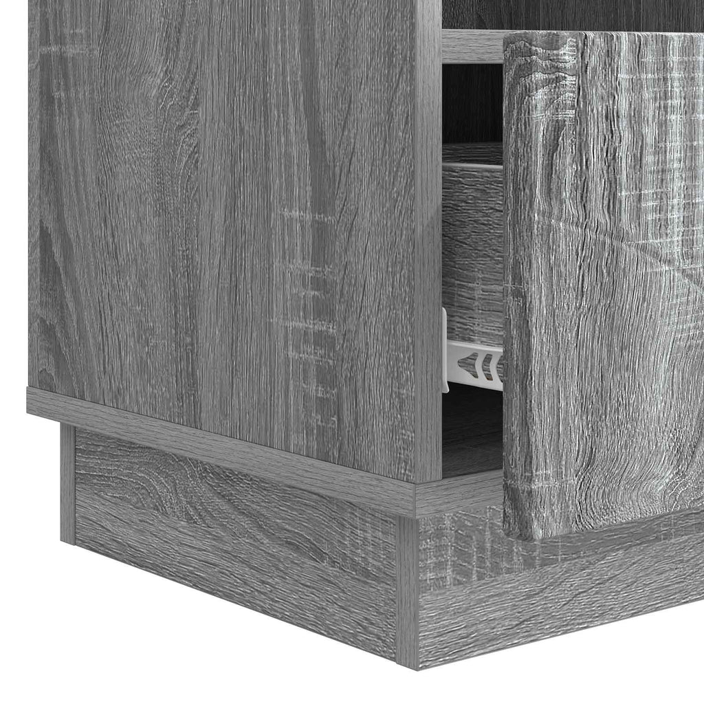 vidaXL Szafka pod telewizor z szufladą Szary Sonoma 102 x 34,5 x 47 cm