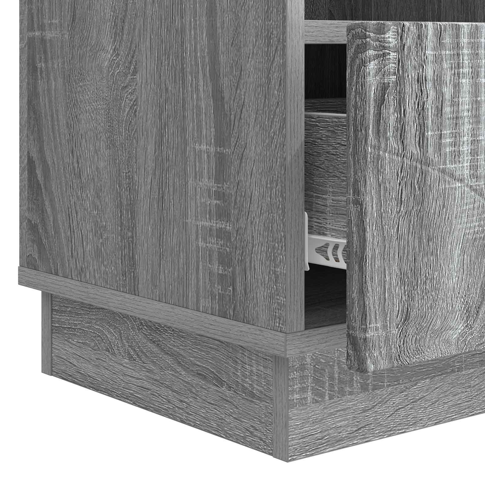 vidaXL Szafka pod telewizor z szufladą Szary Sonoma 102 x 34,5 x 47 cm