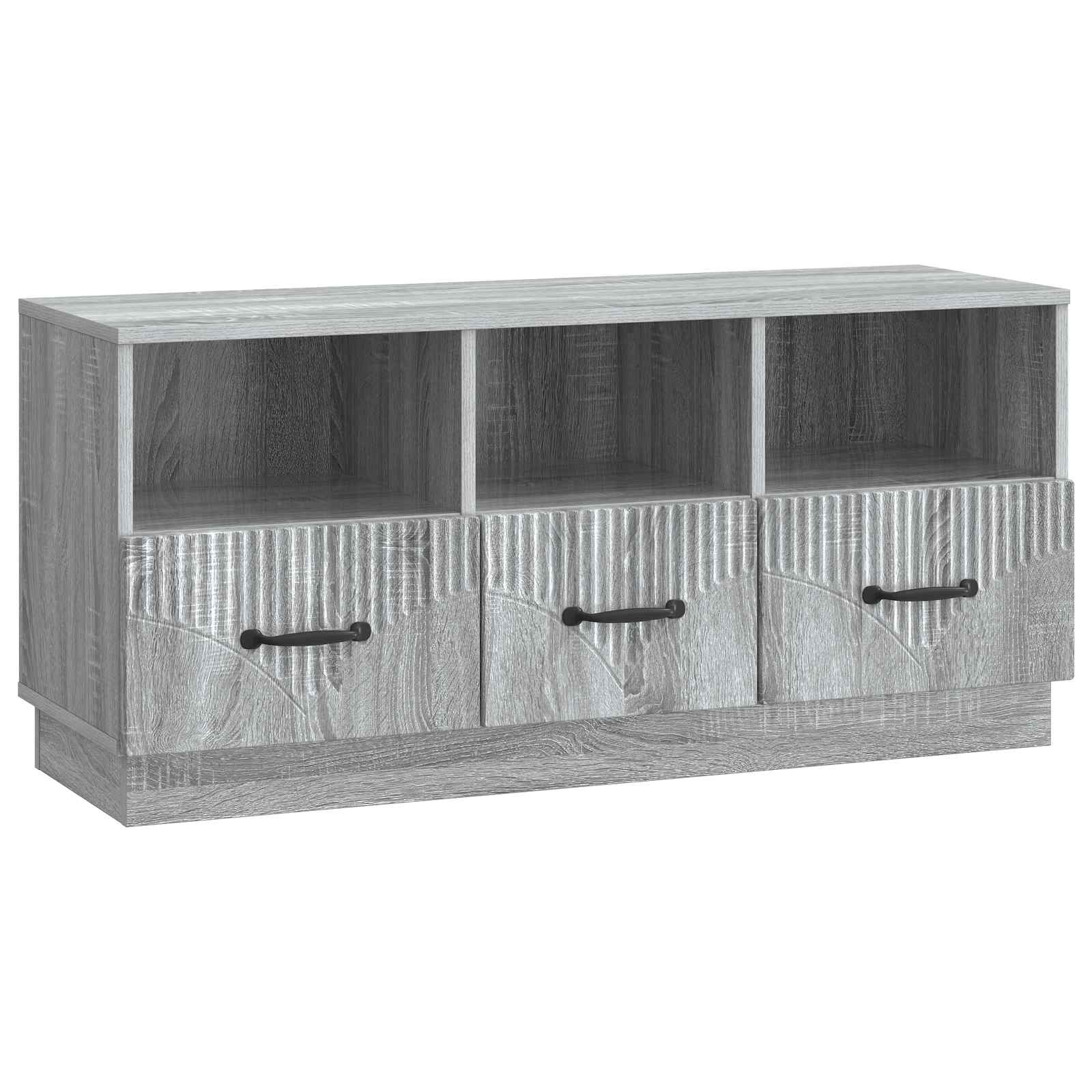 vidaXL Szafka pod telewizor z szufladą Szary Sonoma 102 x 34,5 x 47 cm