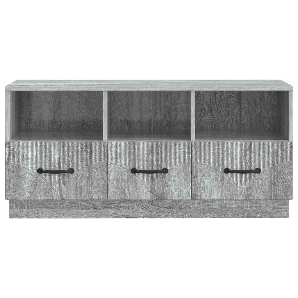 vidaXL Szafka pod telewizor z szufladą Szary Sonoma 102 x 34,5 x 47 cm