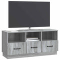 vidaXL Szafka pod telewizor z szufladą Szary Sonoma 102 x 34,5 x 47 cm