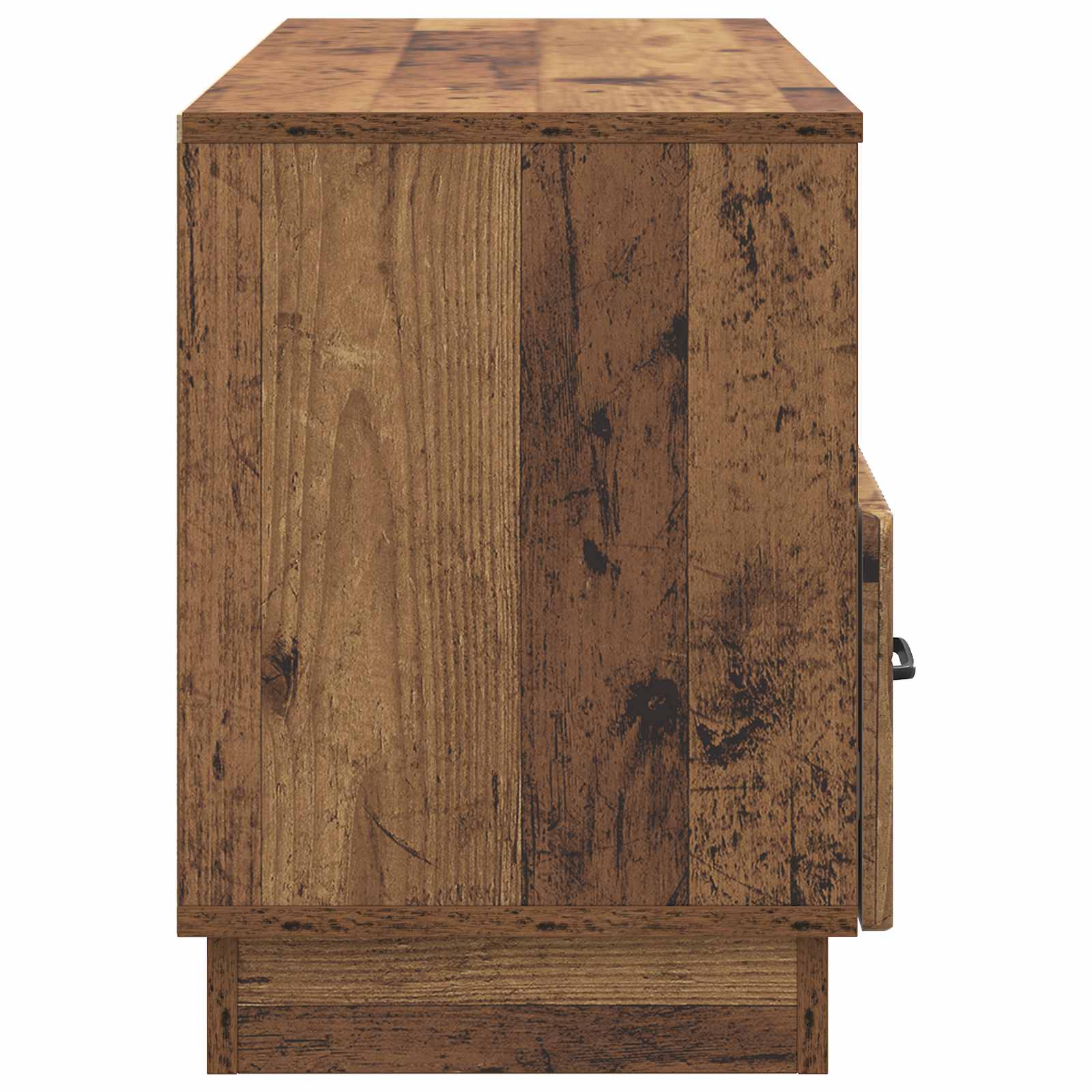 vidaXL Szafka pod telewizor z szufladą Stare drewno 102 x 34,5 x 47 cm