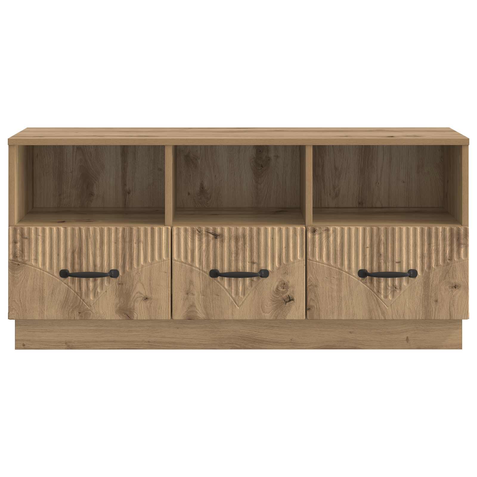 vidaXL Szafka pod telewizor z szufladą Dąb artisan 102 x 34,5 x 47 cm