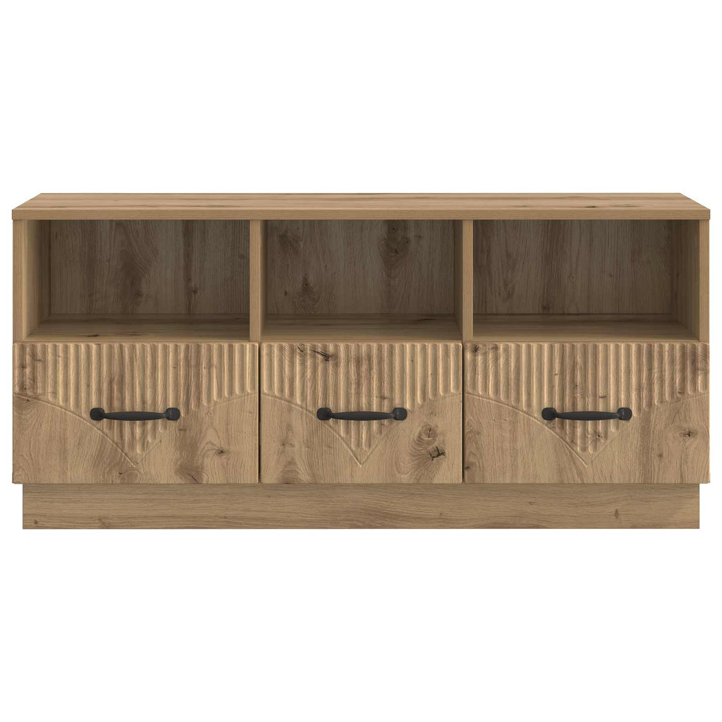 vidaXL Szafka pod telewizor z szufladą Dąb artisan 102 x 34,5 x 47 cm