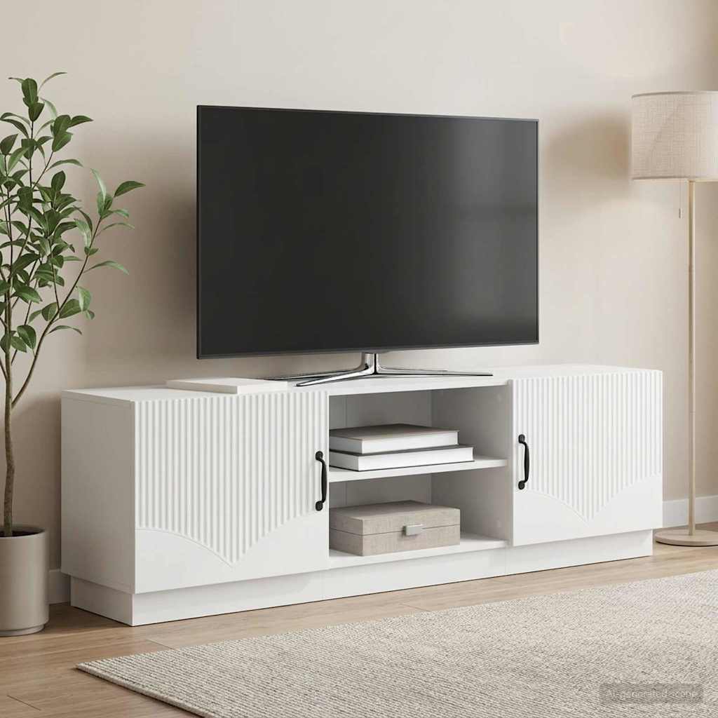 vidaXL Szafka pod telewizor Biały 150 x 31 x 47 cm Drewno inżynieryjne