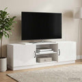 vidaXL Szafka pod telewizor Biały wysoki połysk 150 x 31 x 47 cm