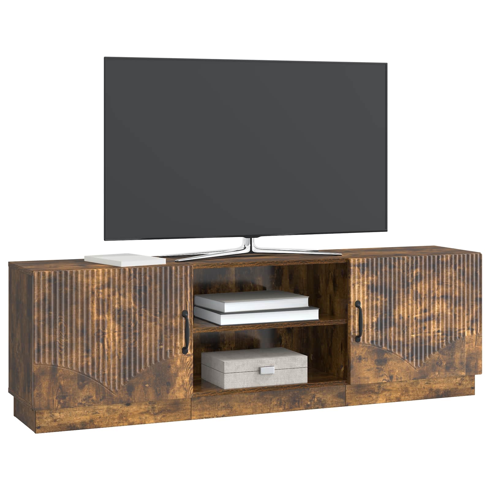 vidaXL Szafka pod telewizor Dąb wędzony 150 x 31 x 47 cm