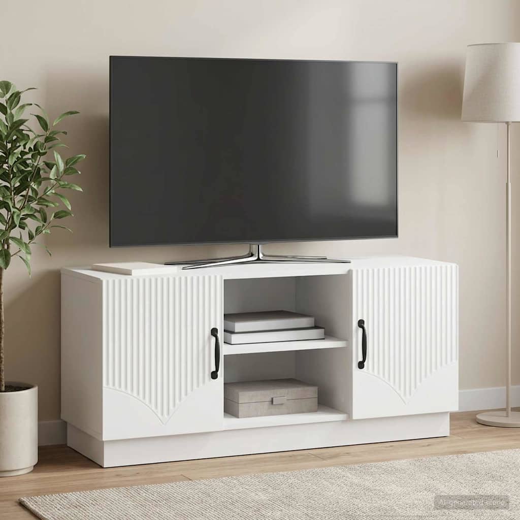 vidaXL Szafka pod telewizor Biały 102 x 34,5 x 47 cm