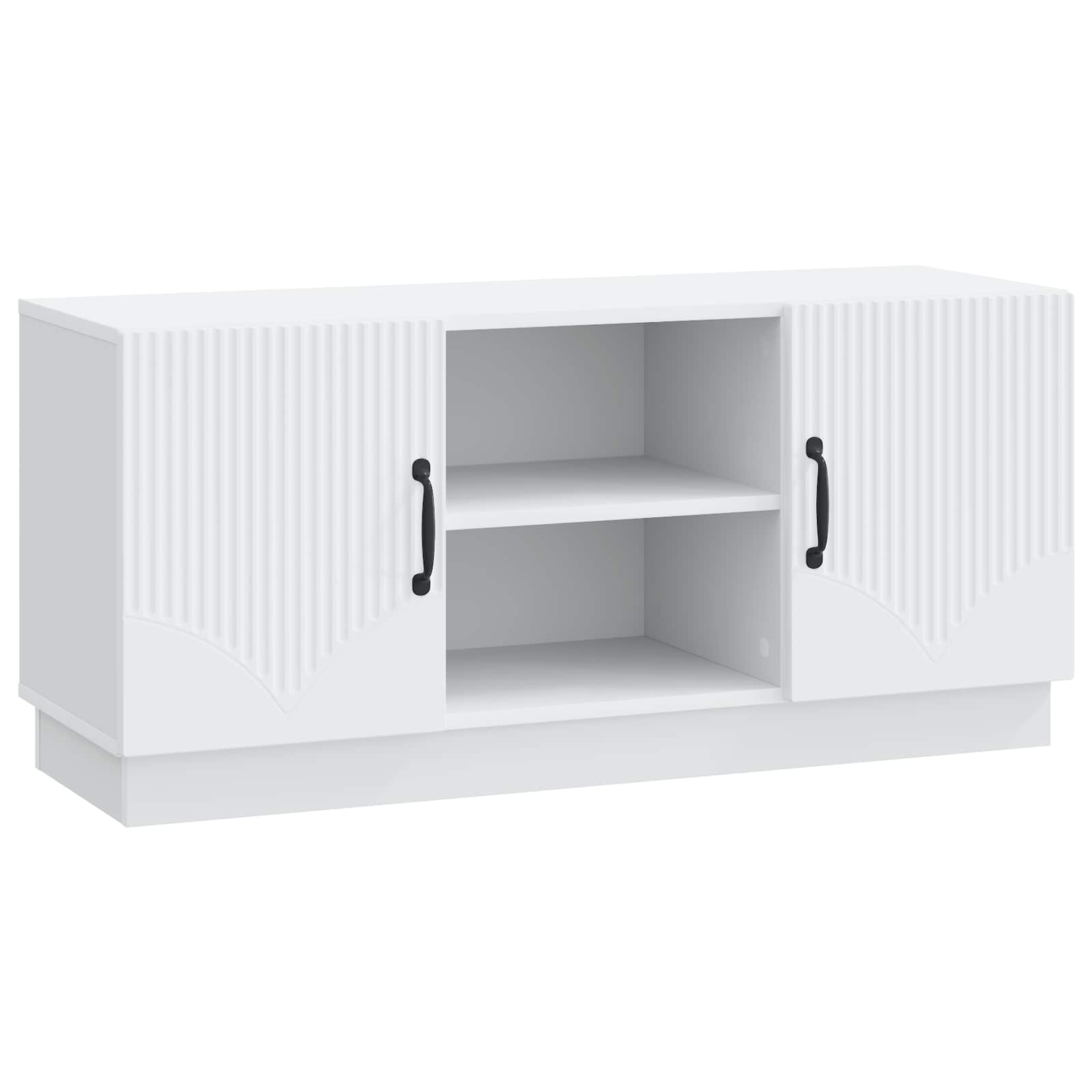 vidaXL Szafka pod telewizor Biały 102 x 34,5 x 47 cm