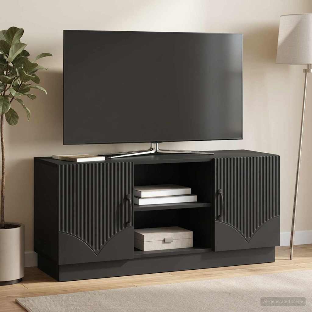vidaXL Szafka pod telewizor Czarny 102 x 34,5 x 47 cm