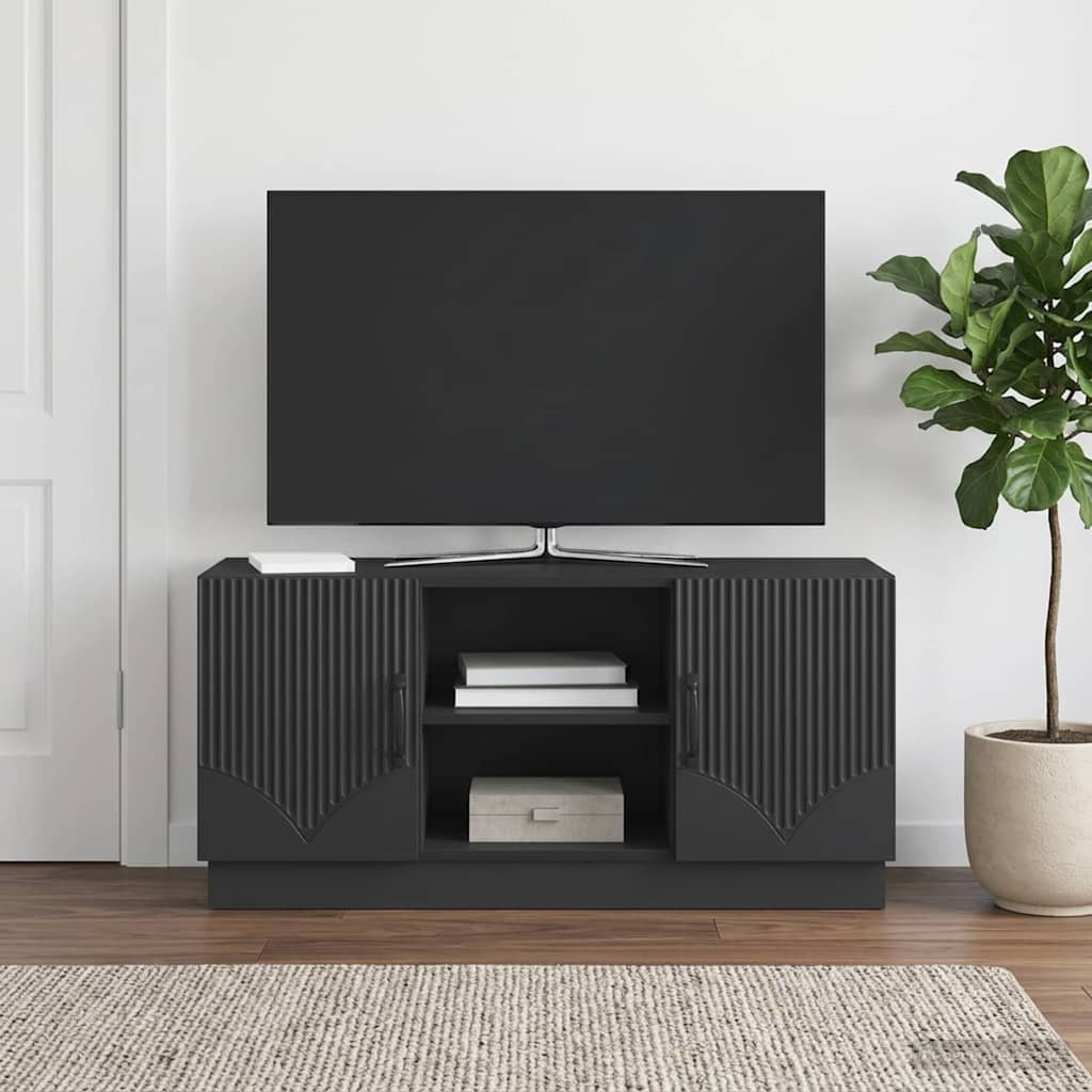 vidaXL Szafka pod telewizor Czarny 102 x 34,5 x 47 cm