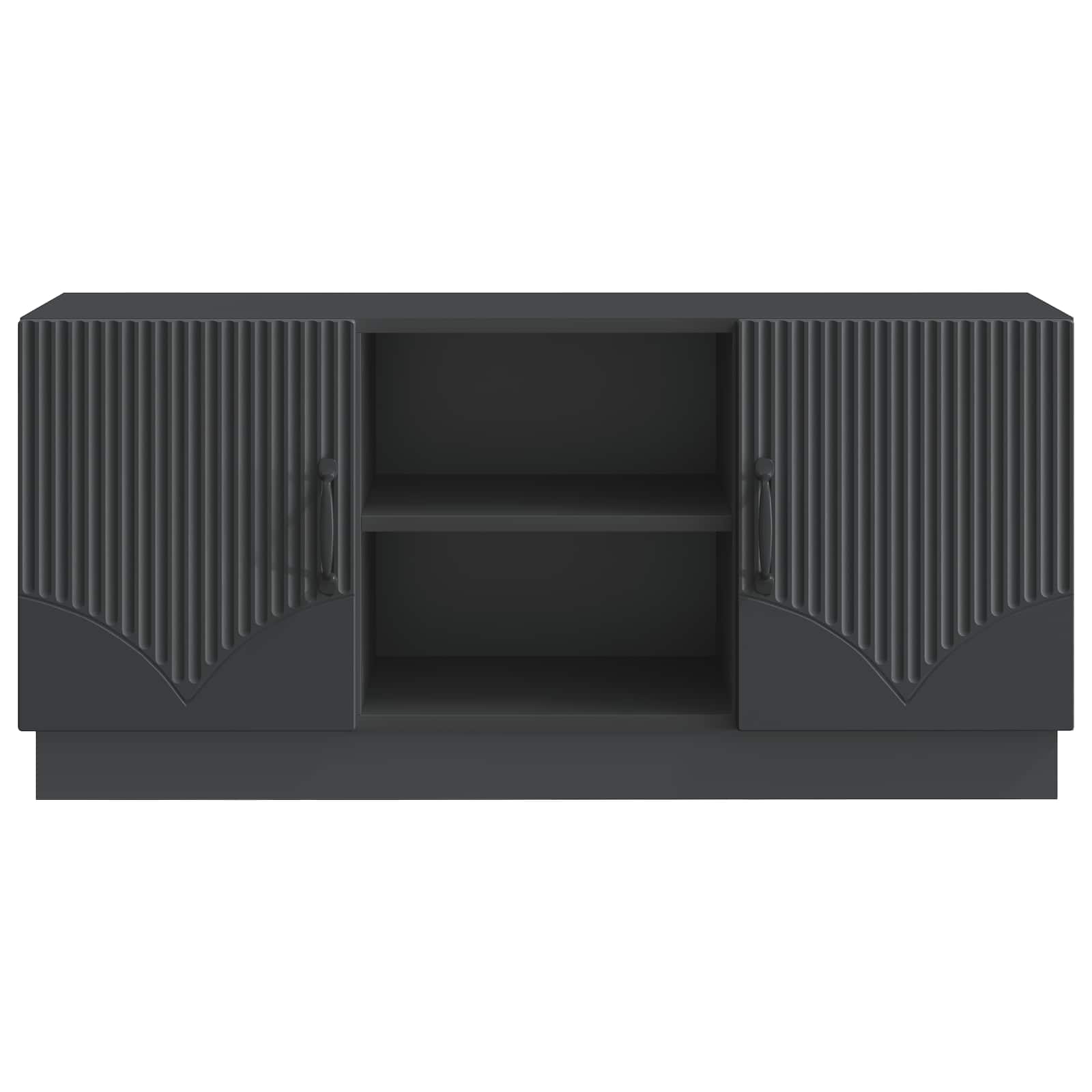 vidaXL Szafka pod telewizor Czarny 102 x 34,5 x 47 cm